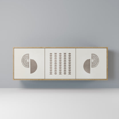 HARMONY ESSENCE 3-Door Sideboard in Oak Effect
