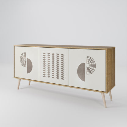 HARMONY ESSENCE 3-Door Sideboard in Oak Effect