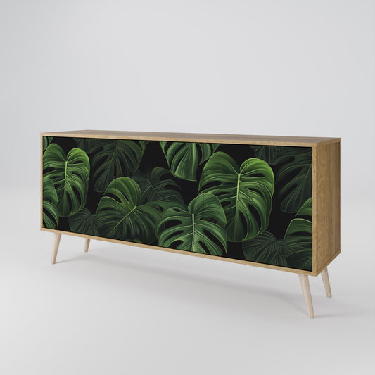 INFINITE MONSTERA 3-Door Sideboard in Oak Effect