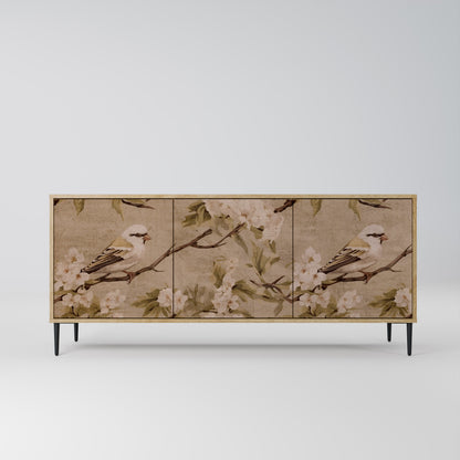 PETAL DISTINGUISH 3-Door Sideboard in Oak Effect