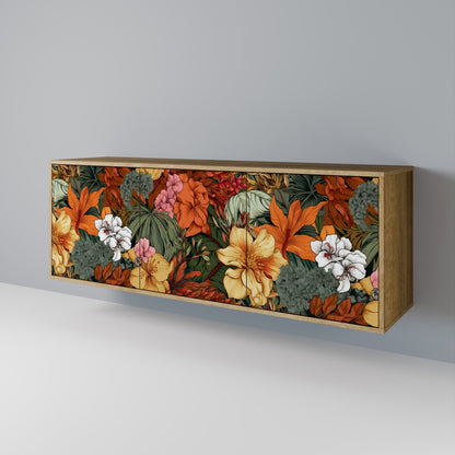 RADIANT FLORA 3-Door Sideboard in Oak Effect