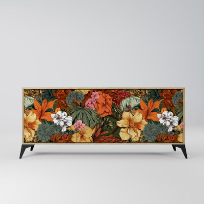 RADIANT FLORA 3-Door Sideboard in Oak Effect
