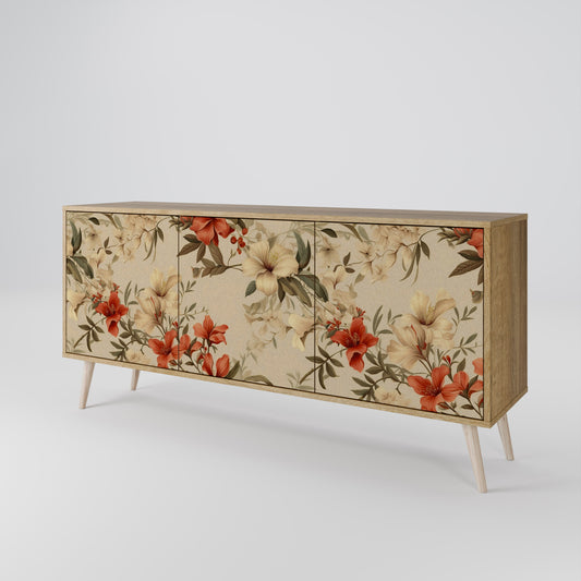 BLOOMING HARMONY Madia a 3 Ante in Effetto Rovere