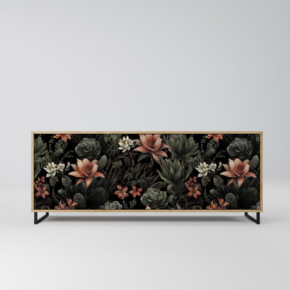 SECRET VERDURE 3-Door Sideboard in Oak Effect