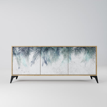 PALM VEIL 3-Door Sideboard in Oak Effect