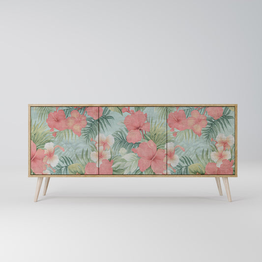HAWAIIAN SPIRIT 3-Door Sideboard in Oak Effect