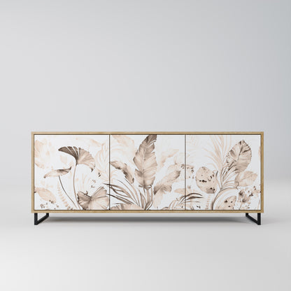 Credenza WILD TENDERNESS a 3 ante in effetto rovere