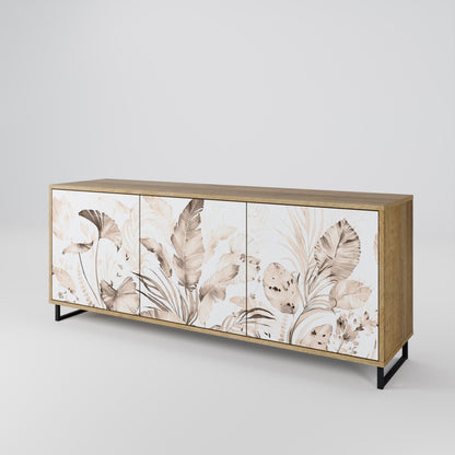Credenza WILD TENDERNESS a 3 ante in effetto rovere