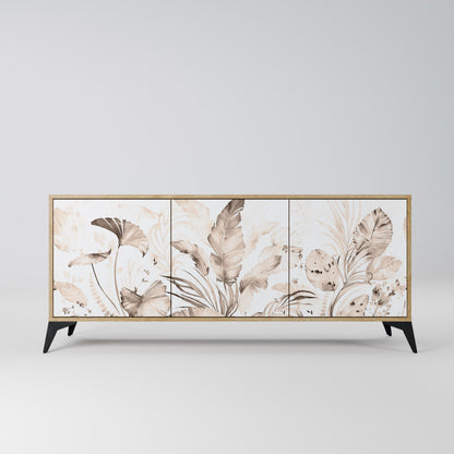 Credenza WILD TENDERNESS a 3 ante in effetto rovere
