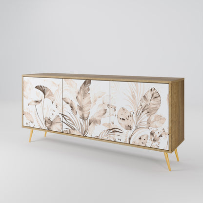 Credenza WILD TENDERNESS a 3 ante in effetto rovere