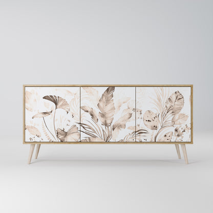 Credenza WILD TENDERNESS a 3 ante in effetto rovere