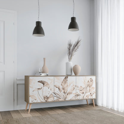 Credenza WILD TENDERNESS a 3 ante in effetto rovere