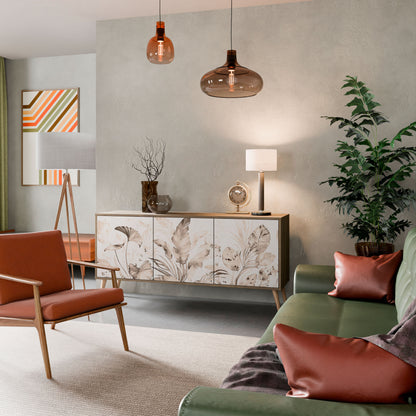 Credenza WILD TENDERNESS a 3 ante in effetto rovere