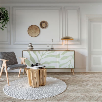 BOTANICAL SPARK 3-Door Sideboard in Oak Effect