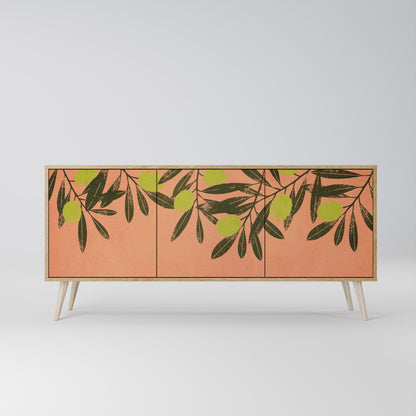 Credenza a 3 ante JUICY OLIVES in effetto rovere