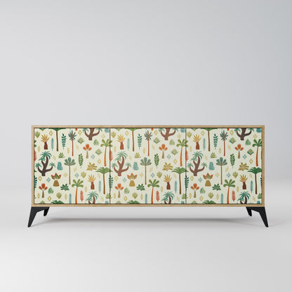 PALM SPRING 3-Door Sideboard in Oak Effect