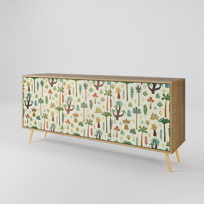 PALM SPRING 3-Door Sideboard in Oak Effect