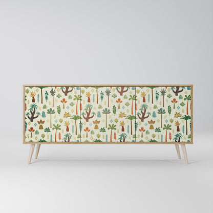 PALM SPRING 3-Door Sideboard in Oak Effect