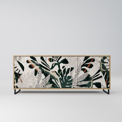 VERDURE FORMATION 3-Door Sideboard in Oak Effect