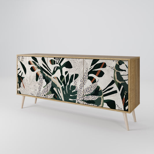 VERDURE FORMATION 3-Door Sideboard in Oak Effect