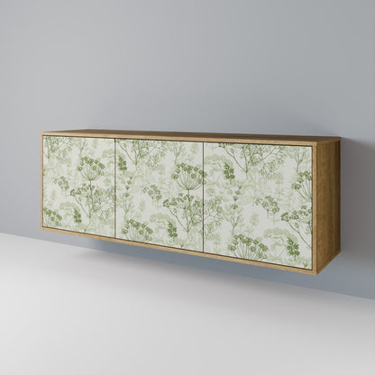 Credenza a 3 ante FENNEL BALDACHIN in effetto rovere