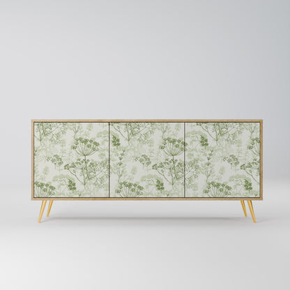 Credenza a 3 ante FENNEL BALDACHIN in effetto rovere