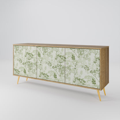 Credenza a 3 ante FENNEL BALDACHIN in effetto rovere