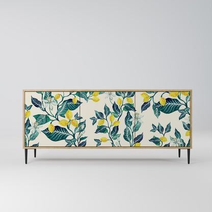 Credenza LEMON TREE a 3 ante effetto rovere