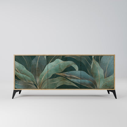 Credenza a 3 ante ROYAL GREEN in effetto rovere