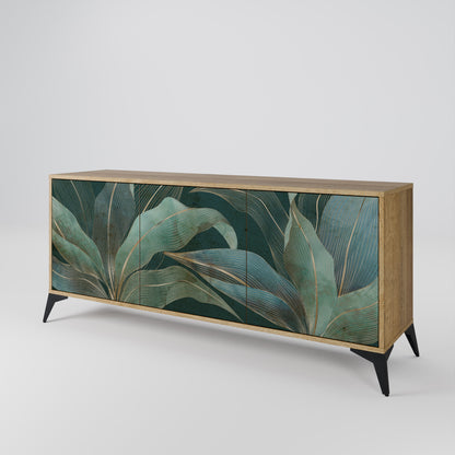Credenza a 3 ante ROYAL GREEN in effetto rovere