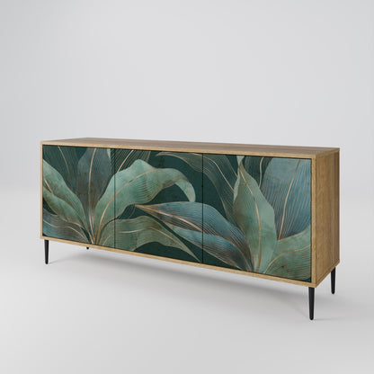 Credenza a 3 ante ROYAL GREEN in effetto rovere