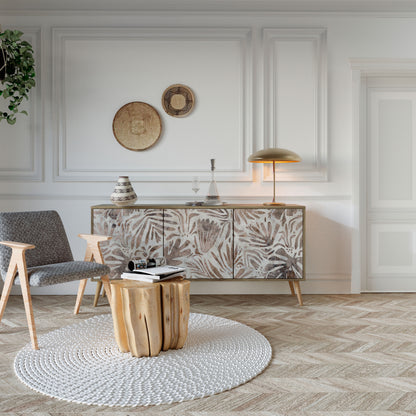 PASSING TIME 3-Door Sideboard in Oak Effect