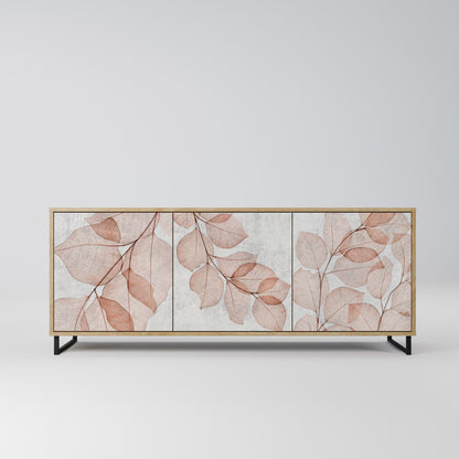 AUTUMN FRAGILITY 3-Door Sideboard in Oak Effect