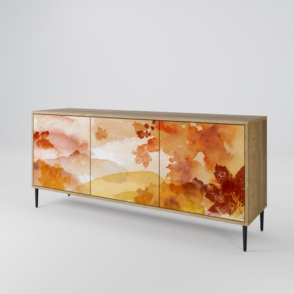 TRACES OF AUTUMN 3-Door Sideboard in Oak Effect