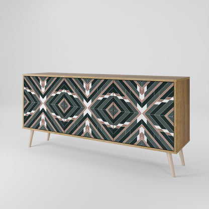 DIMENSION DELIGHTS 3-Door Sideboard in Oak Effect