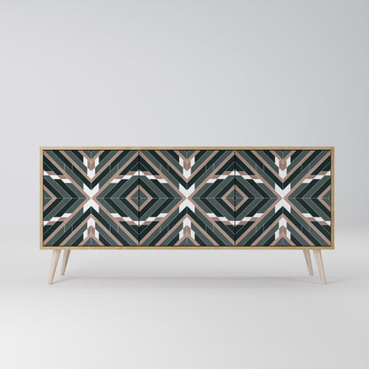 DIMENSION DELIGHTS 3-Door Sideboard in Oak Effect