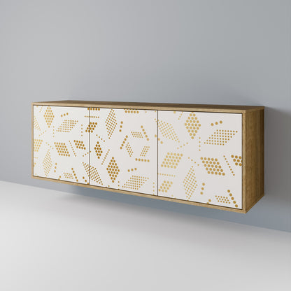 SPOTTED DAZE 3-Door Sideboard in Oak Effect