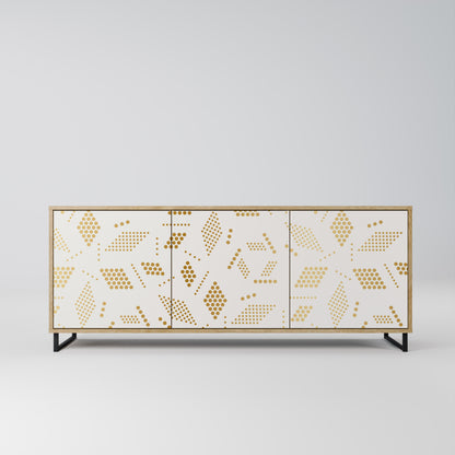 SPOTTED DAZE 3-Door Sideboard in Oak Effect