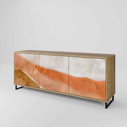 SANDHILLS SPLENDOUR 3-Door Sideboard in Oak Effect
