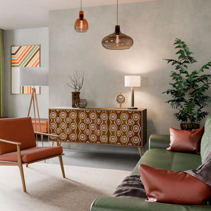 Credenza BROWN EYES a 3 ante effetto rovere