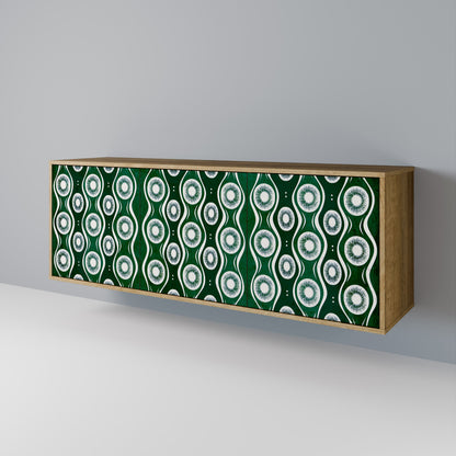 Credenza a 3 ante GREEN EYES effetto rovere
