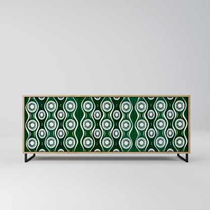 Credenza a 3 ante GREEN EYES effetto rovere