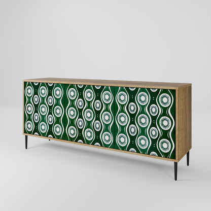 Credenza a 3 ante GREEN EYES effetto rovere