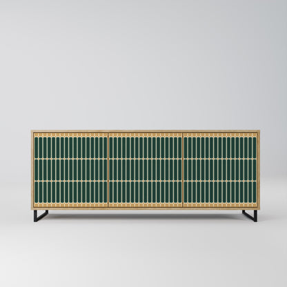 Credenza ILUSION GATE a 3 ante in effetto rovere