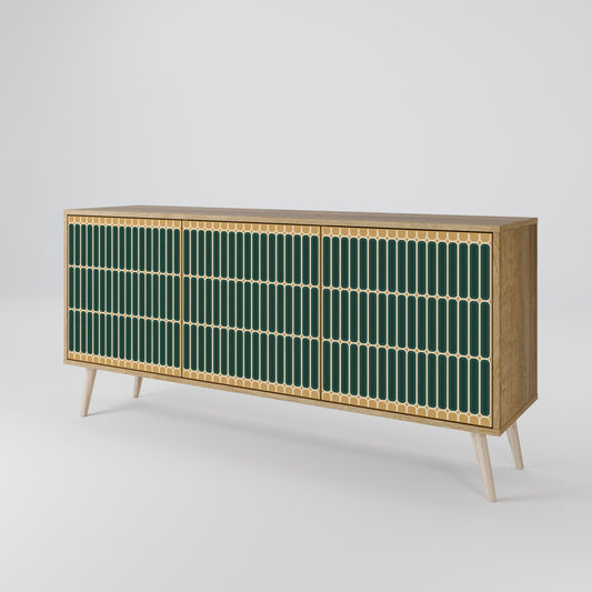 ILUSION GATE 3-Door Sideboard in Oak Effect