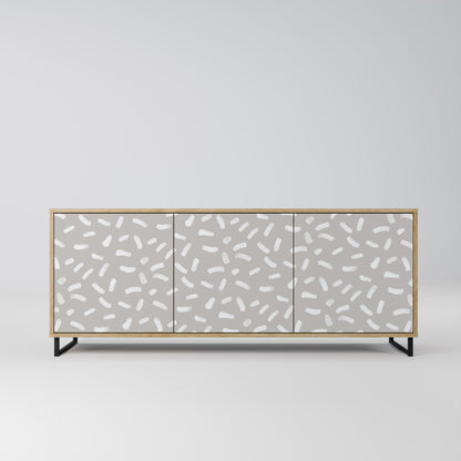 PASSING SECONDS 3-Door Sideboard in Oak Effect