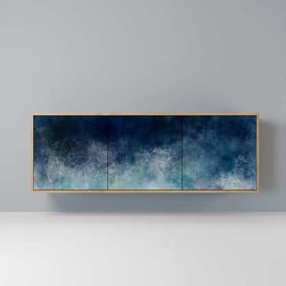 CELESTIAL FALL 3-Door Sideboard in Oak Effect