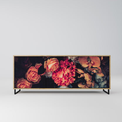 NEVERENDING BLOOM 3-Door Sideboard in Oak Effect