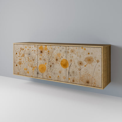 Credenza MORNING GLADE a 3 ante effetto rovere