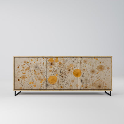 Credenza MORNING GLADE a 3 ante effetto rovere